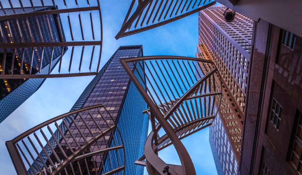 Walking through Stephen Avenue, a must-visit urban photo spot in Calgary