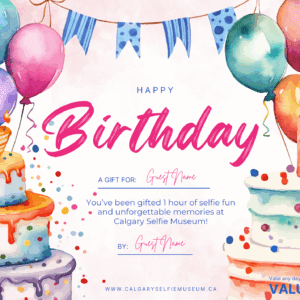 Calgary Selfie Museum Gift Card