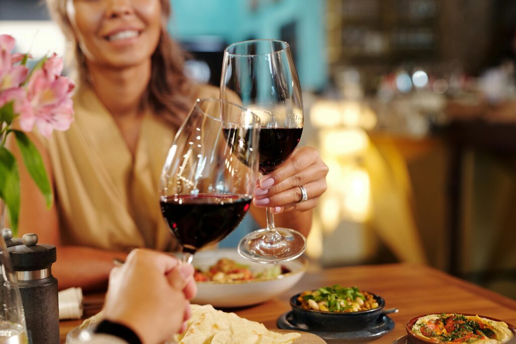 Vine and Dine Romantic Date Idea