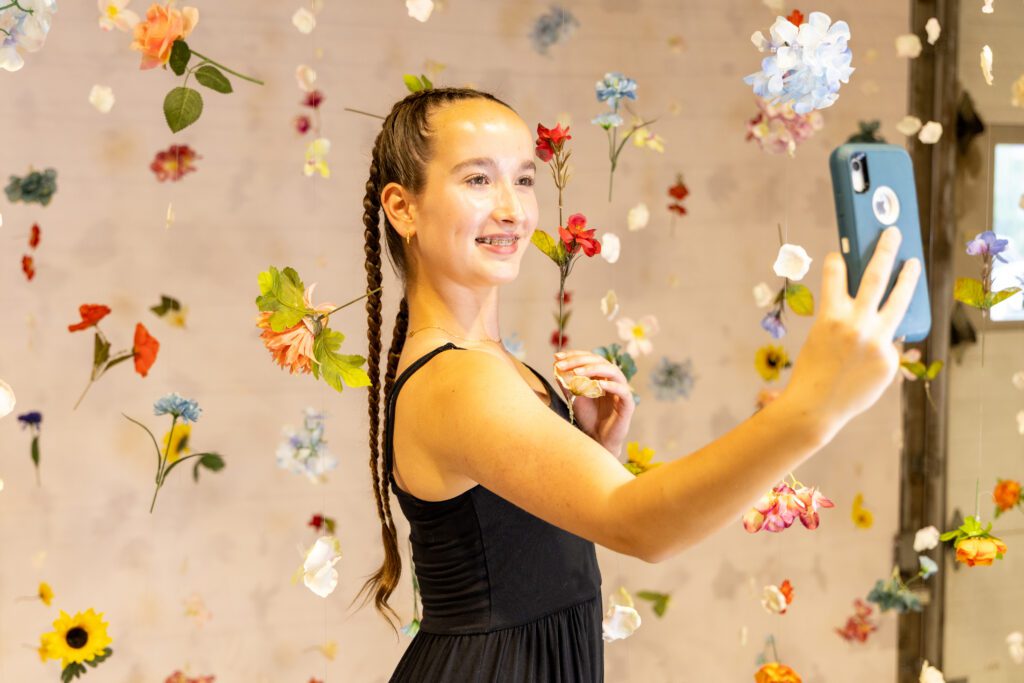 Birthday celebration for 12 year old girl with friends and cake in Calgary